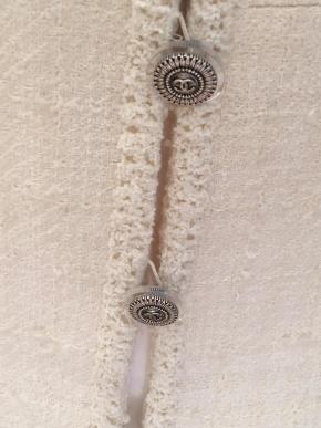 Chanel Cream Tweed Jacket 9