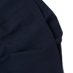 Talbot Runhoff Navy Jacquard Sleeveless A-line dress 7