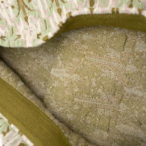 Prada green jacquard floral midi skirt 8