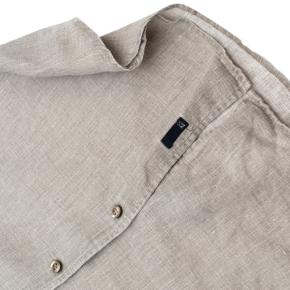 Zegna Sport Light Grey Linen Button Up 8