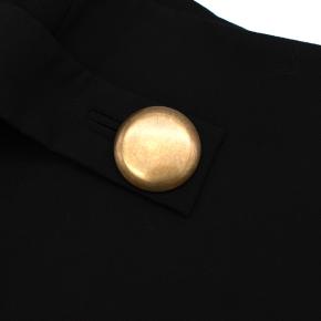 Balenciaga Black Single Button Detail Trousers 4