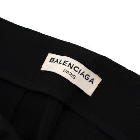 Balenciaga Black Single Button Detail Trousers 5