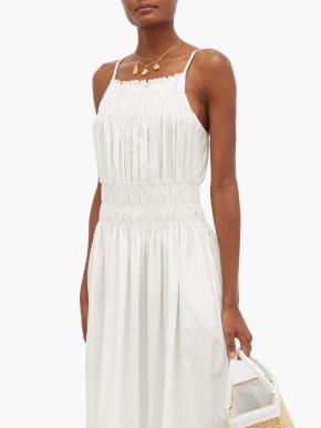 Three Grace London Ruched White Dress 6