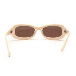 Celine Cream Vintage Oval Sunglasses 4