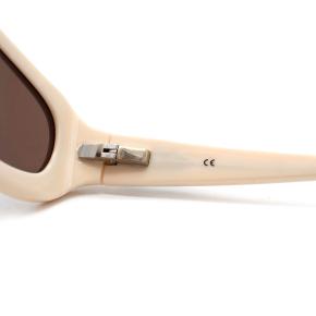 Celine Cream Vintage Oval Sunglasses 6