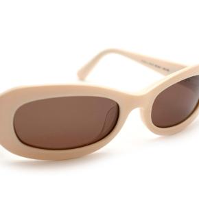 Celine Cream Vintage Oval Sunglasses 8