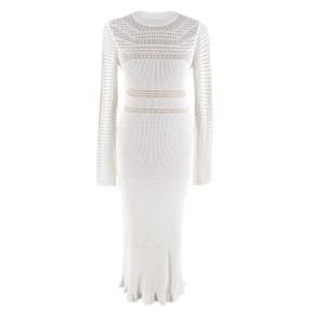 Narciso Rodriguez Paneled ribbed-knit midi dress 2