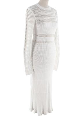 Narciso Rodriguez Paneled ribbed-knit midi dress 3