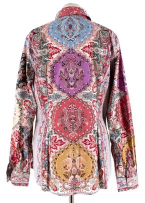 Etro Paisley Print Cotton Slim Fit Shirt 3