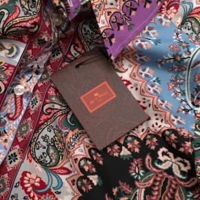 Etro Paisley Print Cotton Slim Fit Shirt 6
