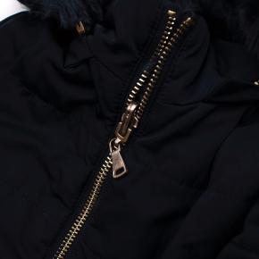 Tartine Et Chocolat Navy Padded Jacket with Faux Fur lining 3