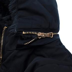 Tartine Et Chocolat Navy Padded Jacket with Faux Fur lining 4