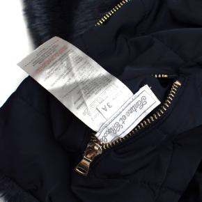 Tartine Et Chocolat Navy Padded Jacket with Faux Fur lining 7