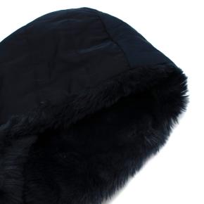 Tartine Et Chocolat Navy Padded Jacket with Faux Fur lining 8