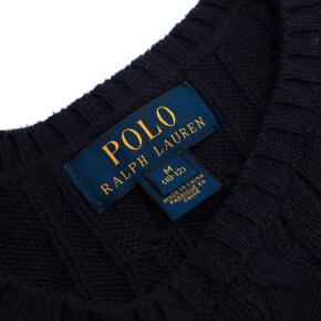Polo Ralph Lauren Navy Cotton Cable Knit Sweater 3