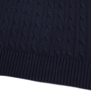 Polo Ralph Lauren Navy Cotton Cable Knit Sweater 6