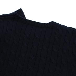 Polo Ralph Lauren Navy Cotton Cable Knit Sweater 8