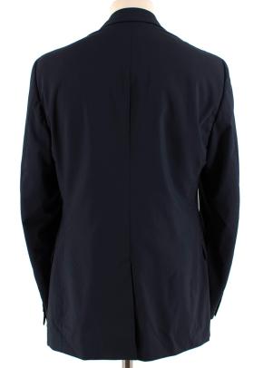 Prada Navy Wool Single Breasted Tailored Jacket 3