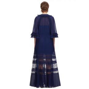 Self Portrait Indigo Ruffle Maxi Dress 2