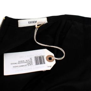 Erdem Safia metallic houndstooth cotton-blend tweed pencil skirt 4