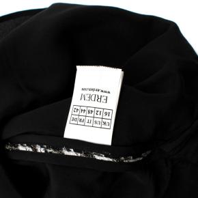 Erdem Safia metallic houndstooth cotton-blend tweed pencil skirt 7