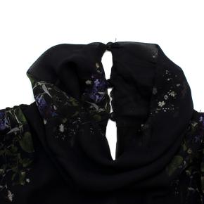 Goop Mari High Neck Flutter Sleeve Mid Length Dress 2