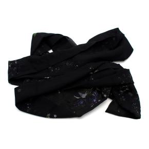 Goop Mari High Neck Flutter Sleeve Mid Length Dress 9