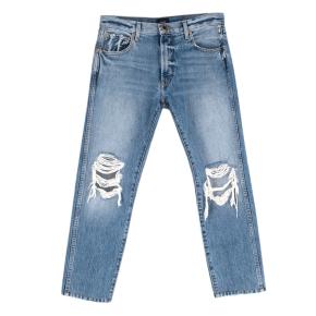 Khaite Blue Denim Kyle Distressed Jeans 5