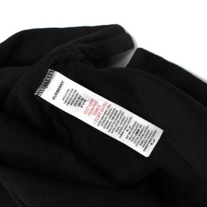 Burberry Black Check Sleeves Crewneck Sweatshirt 9