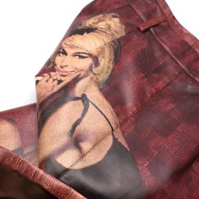 Prada Poster Girl-print Coated-cotton Midi Skirt 10