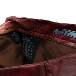 Prada Poster Girl-print Coated-cotton Midi Skirt 6