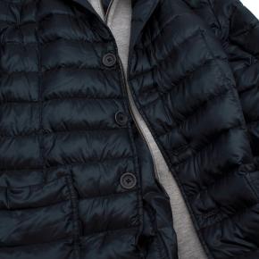 Herno Navy Hooded Hybrid Quilted Jacket 7
