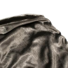 Maria Lucia Hohan Amaris Khaki Lurex Velvet One Shoulder Gown 5