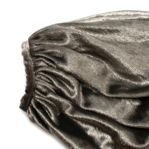 Maria Lucia Hohan Amaris Khaki Lurex Velvet One Shoulder Gown 6