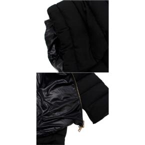 Herno Black Twill Padded Quilted Jacket 10