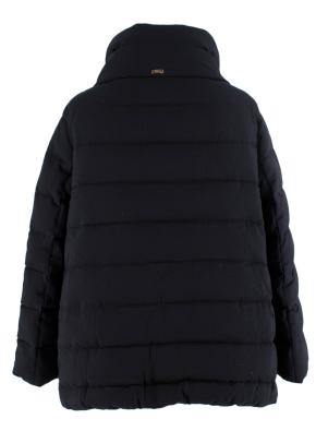 Herno Black Twill Padded Quilted Jacket 3