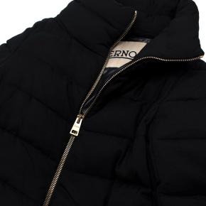 Herno Black Twill Padded Quilted Jacket 6
