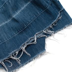 Sonia Rykiel Mid-Wash Wide Leg Denim Jeans with Crystal Waistband 8