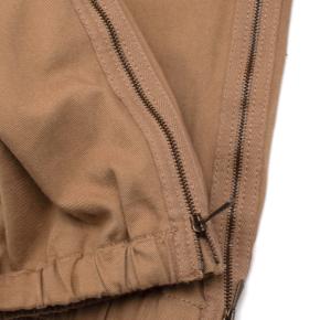 Gucci Tan Cotton Twill Embroidered Pocket Chino Trousers 10