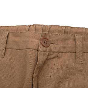 Gucci Tan Cotton Twill Embroidered Pocket Chino Trousers 6