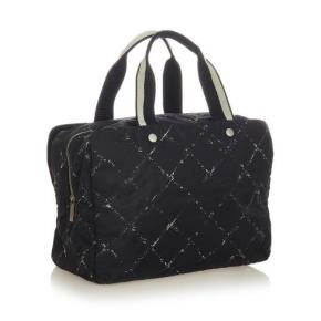 Chanel Old Travel Line Nylon Handbag 3