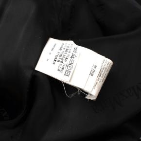 MaxMara Black Camel Hair Wrap Coat with Fur Cuffs 8