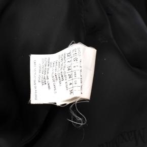 MaxMara Black Camel Hair Wrap Coat with Fur Cuffs 9