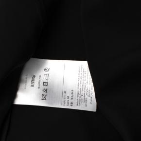 Red Valentino Black Silk Crepe Ruffled Blouse 10