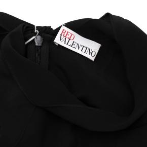 Red Valentino Black Silk Crepe Ruffled Blouse 5