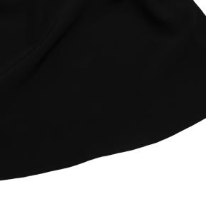 Red Valentino Black Silk Crepe Ruffled Blouse 9