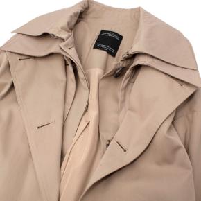 Rokh Beige Gabardine Double-Layered Trench Coat 5