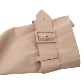 Rokh Beige Gabardine Double-Layered Trench Coat 6