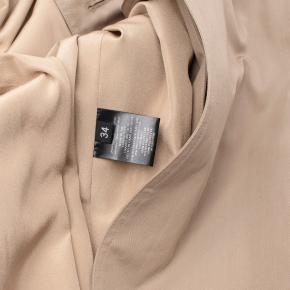 Rokh Beige Gabardine Double-Layered Trench Coat 8