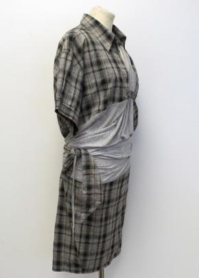 Preen Tartan Grey Dress 2